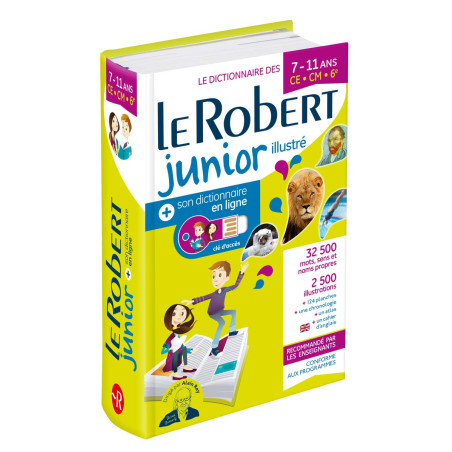 Dictionnaire Le Robert Junior illustré et son dictionnaire en ligne - 7 /11 ans
